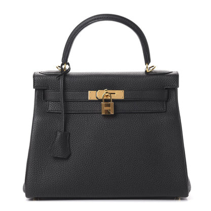 Hermes Togo Kelly Retourne 28 Black 1 of 12