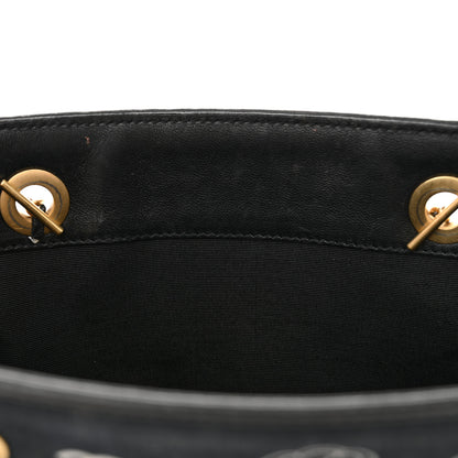Chanel Canvas Coco Small Shopping Tote Black White 13 of 18