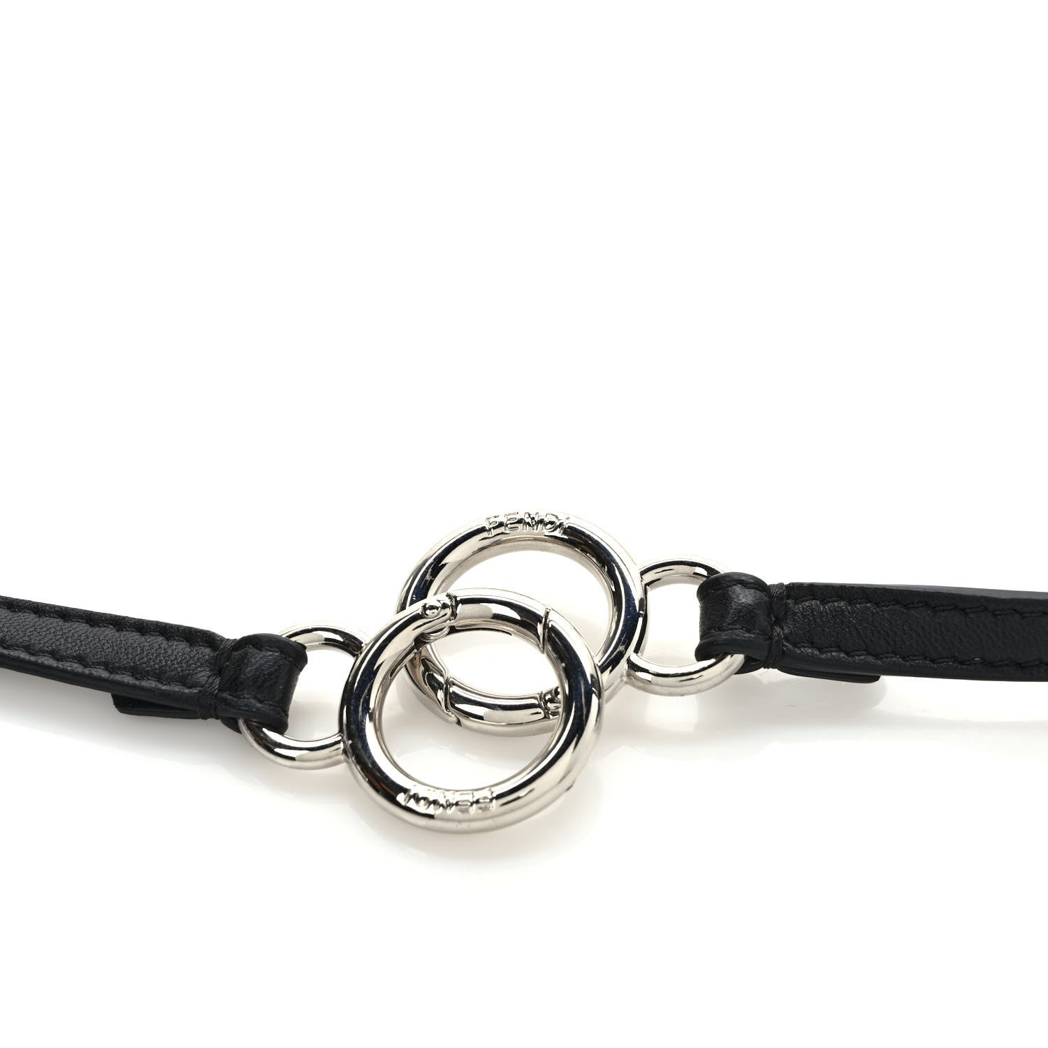 Fendi Calfskin Adjustable Peekaboo Strap Black 3 of 3