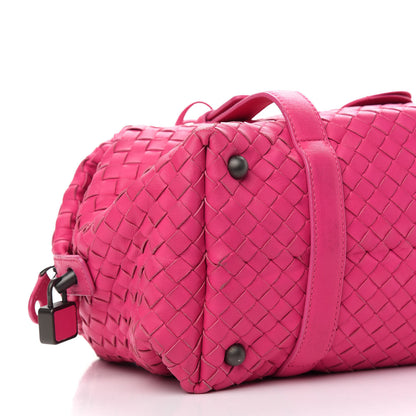 Bottega Veneta Nappa Intrecciato Montaigne Rings Satchel Fuchsia 8 of 10