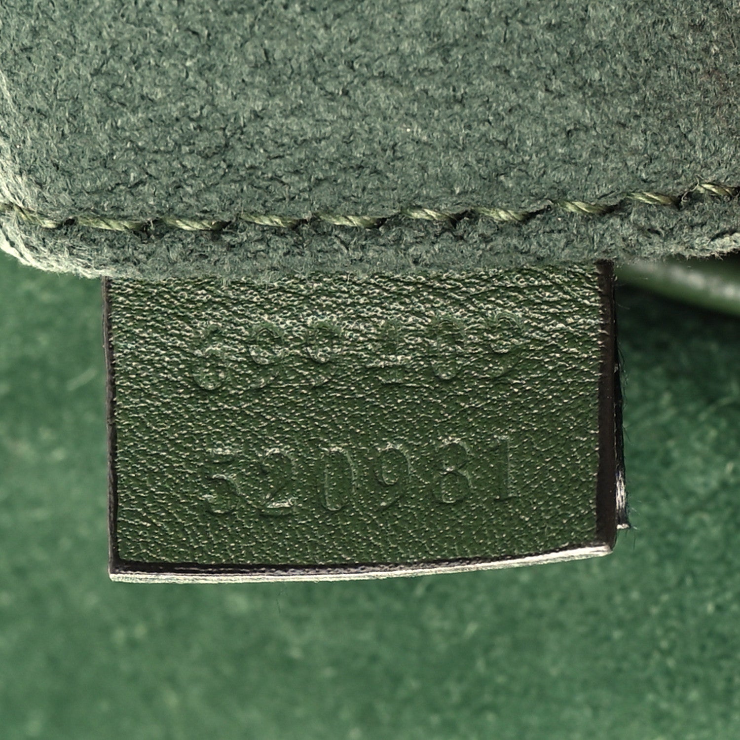 Gucci Suede Web Small Attache Shoulder Bag Cactus Green 7 of 11