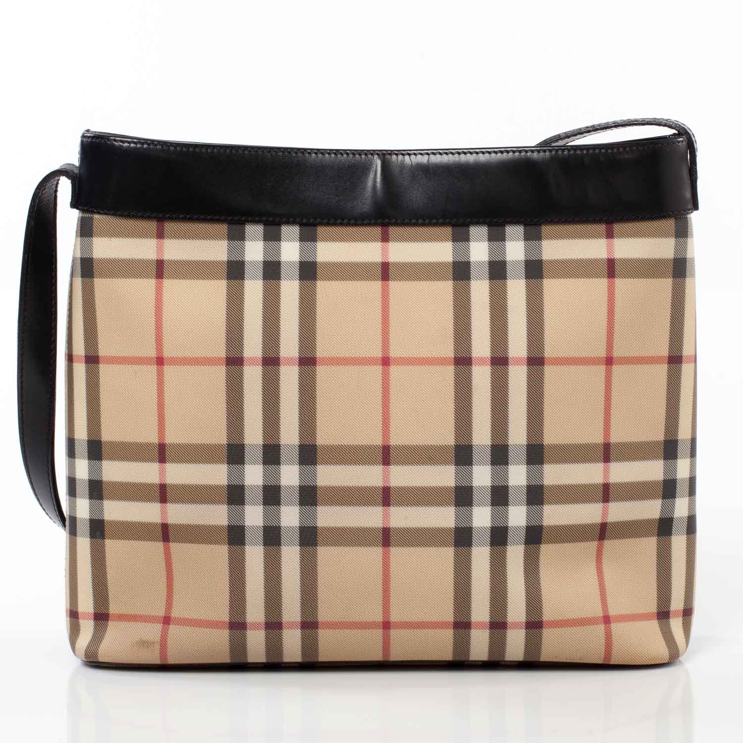 Burberry Prorsum House Check Shoulder Bag Black 4 of 11
