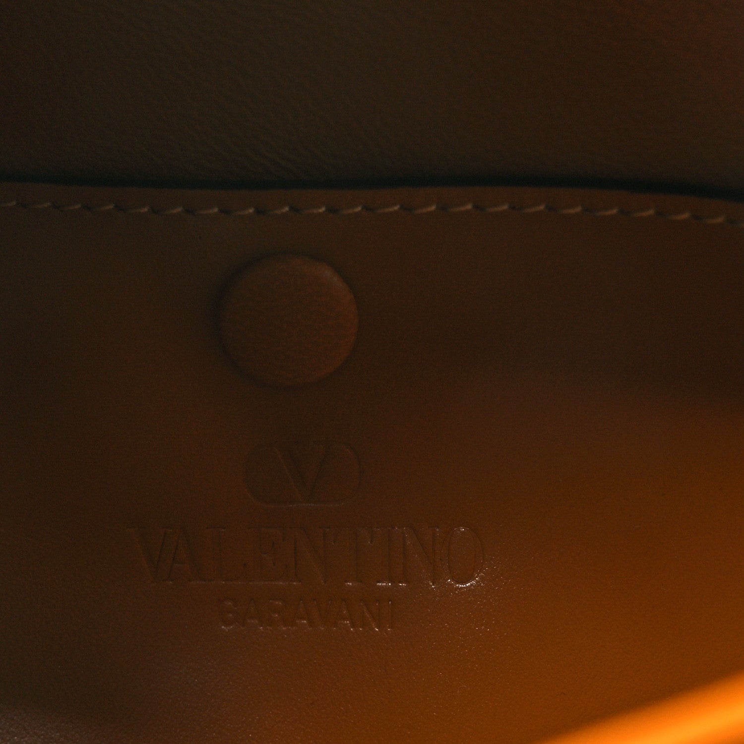 Valentino Garavani Smooth Calfskin Canvas 9to5 Shoulder Bag Natural Golden 6 of 13
