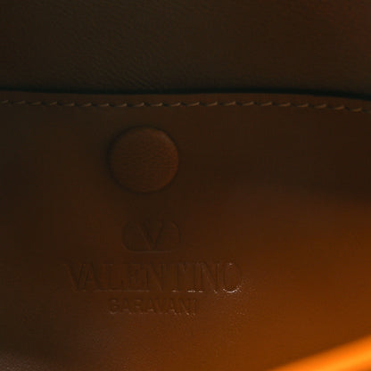 Valentino Garavani Smooth Calfskin Canvas 9to5 Shoulder Bag Natural Golden 6 of 13