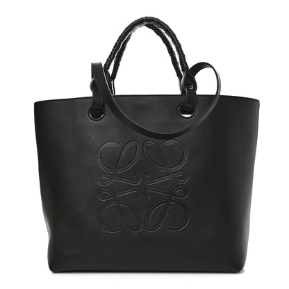 Loewe Calfskin Anagram Tote Black 1 of 13