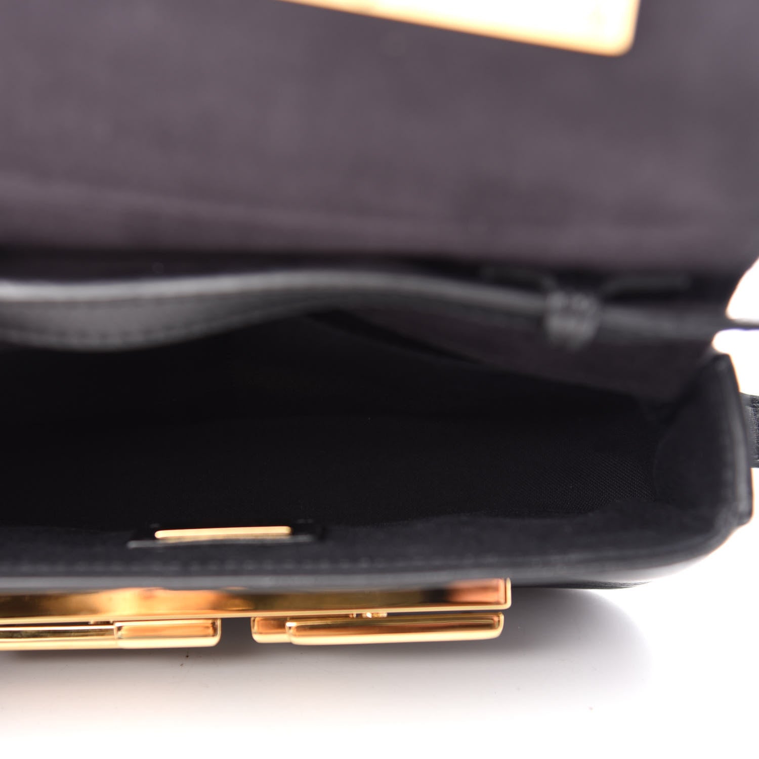 Fendi Vitello Dolce Mini 3Baguette Shoulder Bag Black 5 of 9