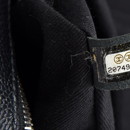 Chanel Caviar Quilted Medium Easy Flap Black 9 of 10