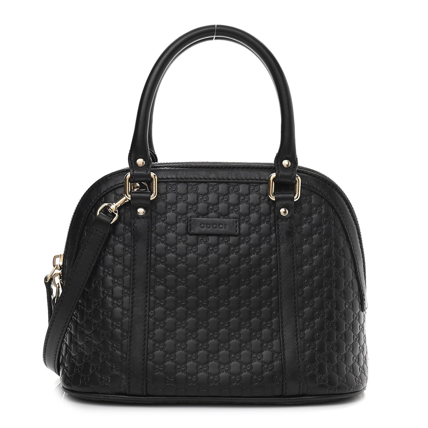Microguccissima Mini Dome Bag Black