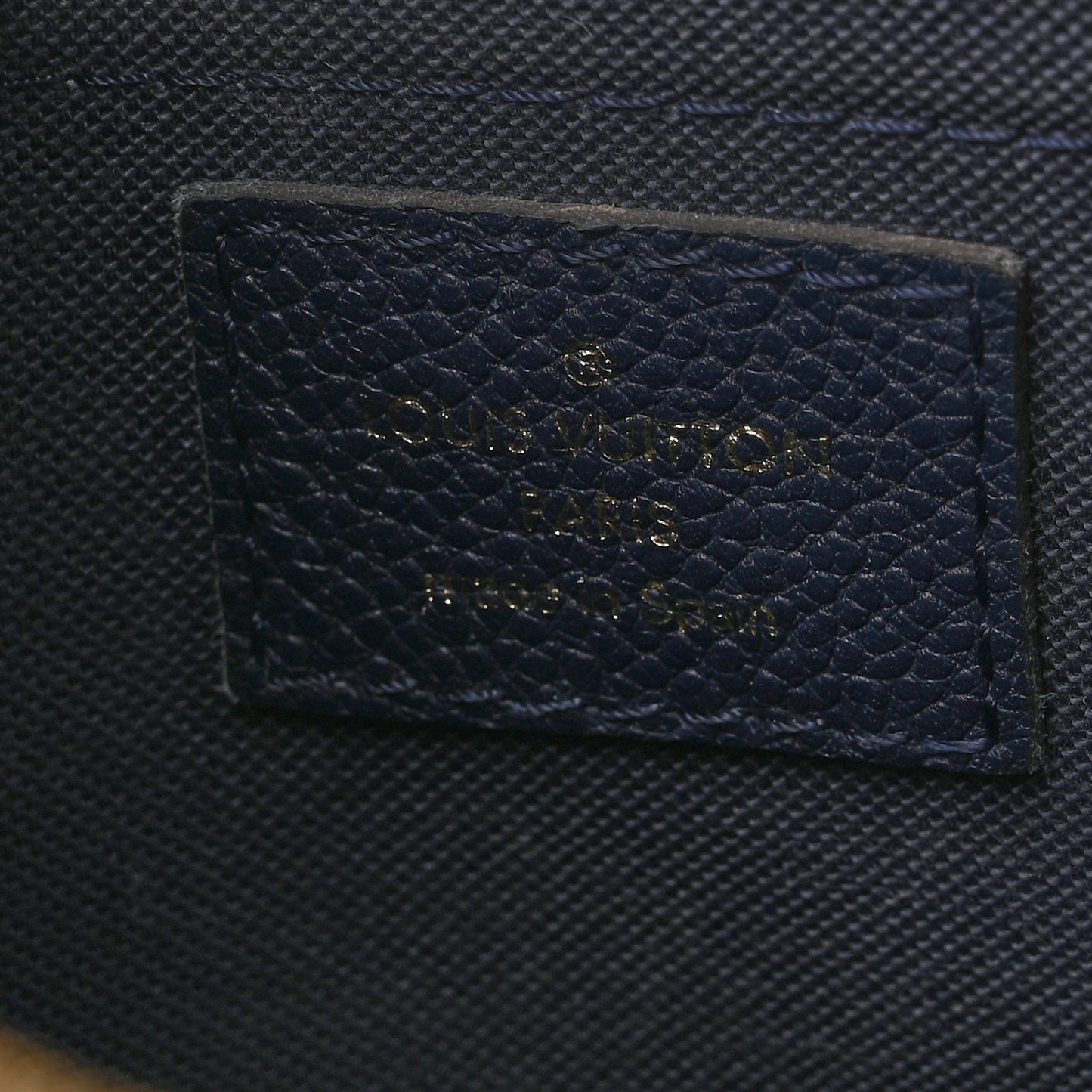 Monogram Pallas Clutch Blue Marine