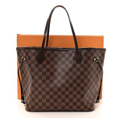 Louis Vuitton Damier Ebene Neo Neverfull MM Rose Ballerine 14 of 14