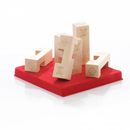 Louis Vuitton Le Pateki Wood Cube Puzzle VIP Gift 4 of 5