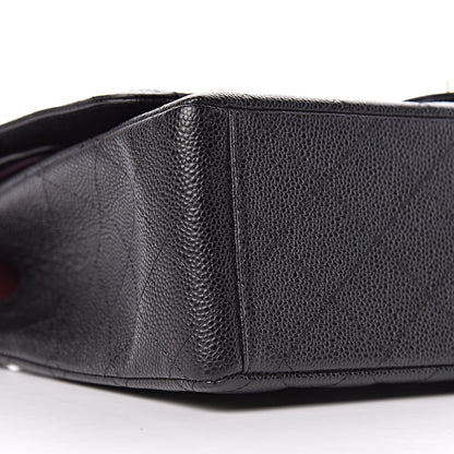 Chanel Caviar Quilted Maxi Double Flap Black 9 of 10