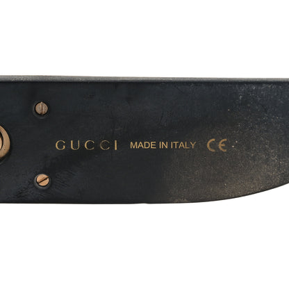 Gucci Square Frame Glitter GG0102S Sunglasses Black 6 of 7