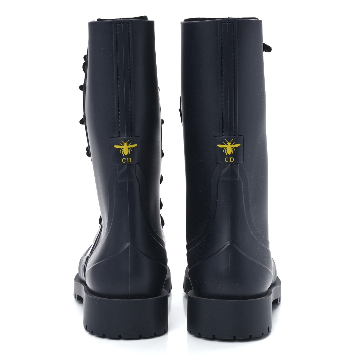 Rubber Diorcamp Low Boots 36 Indigo