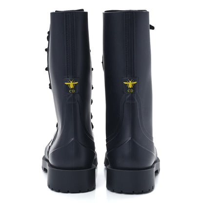 Christian Dior Rubber Diorcamp Low Boots 36 Indigo 5 of 9
