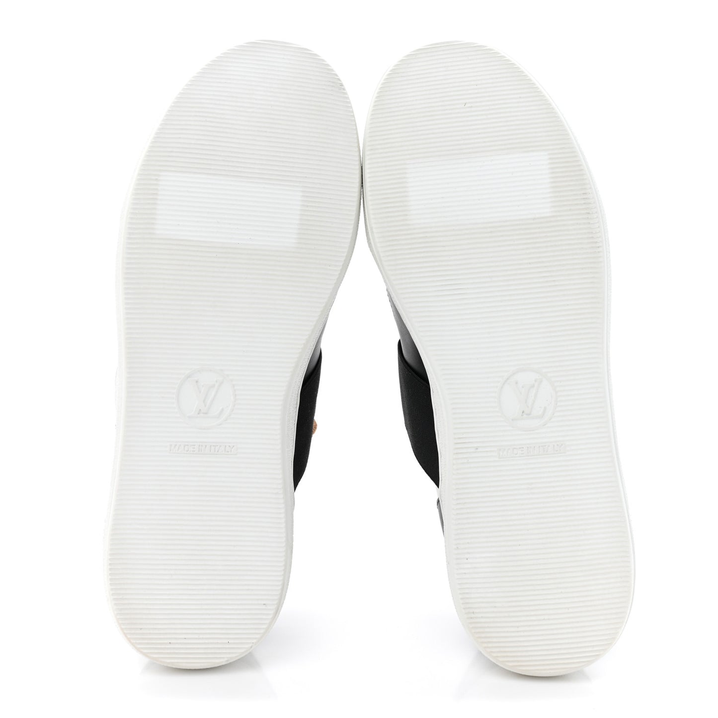 Monogram Calfskin Lous Sneakers 37 Black