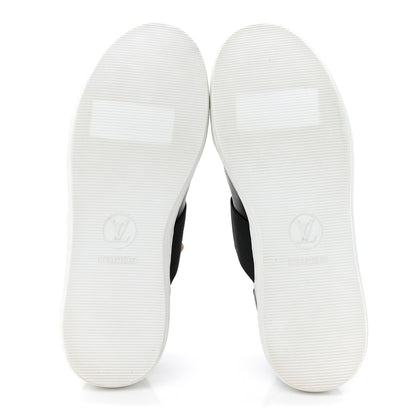 Louis Vuitton Monogram Calfskin Lous Sneakers 37 Black 6 of 9