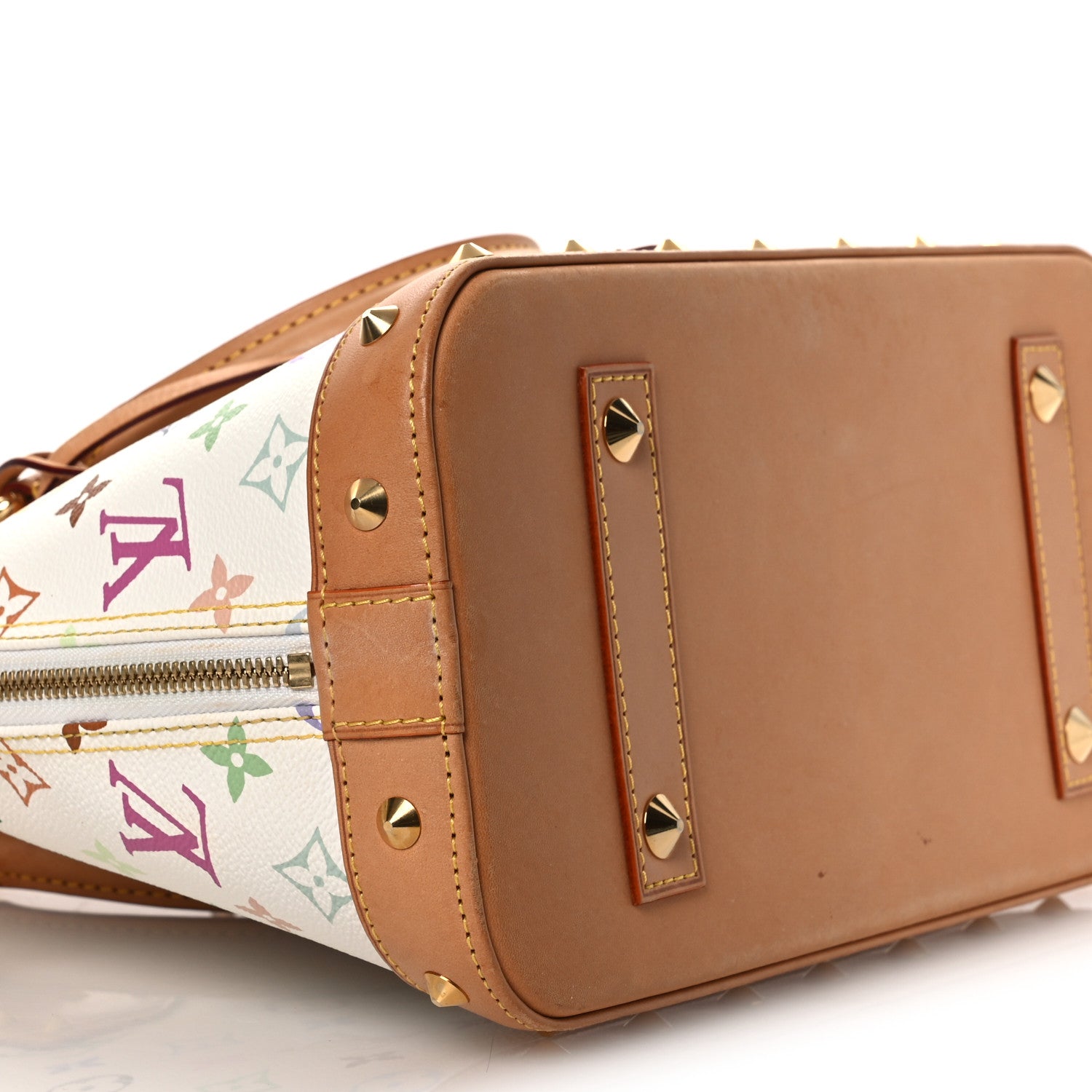 Louis Vuitton Monogram Multicolor Alma PM White 10 of 13