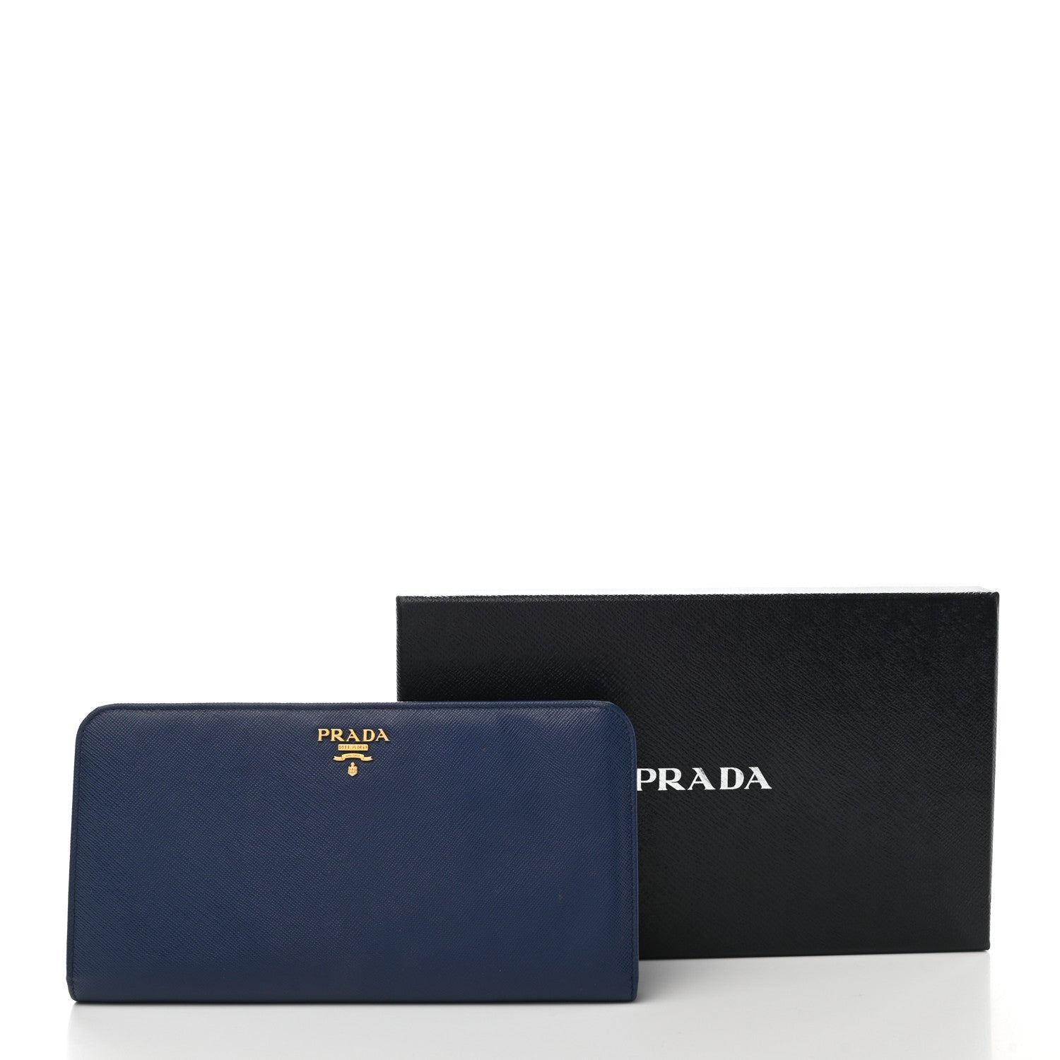 Prada Saffiano Colour Wallet Bluette 11 of 11