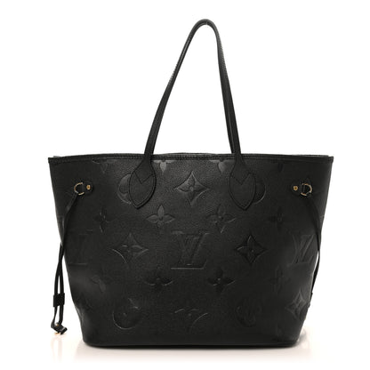 Louis Vuitton Empreinte Monogram Giant Neverfull MM Black 1 of 10