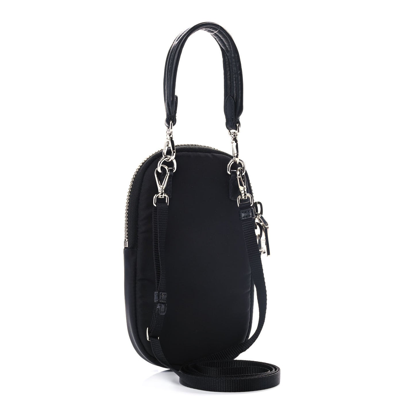 Tessuto Nylon Pocket Mini Bag Black