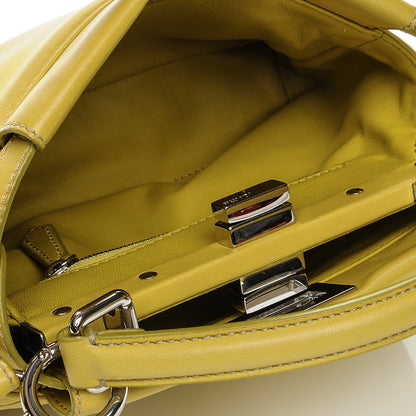 Fendi Nappa Mini Peekaboo Iconic Satchel Lime 11 of 16