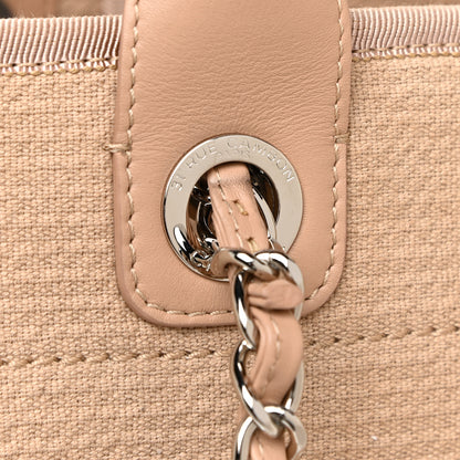 Chanel Mixed Fibers Medium Deauville Tote Beige 16 of 20