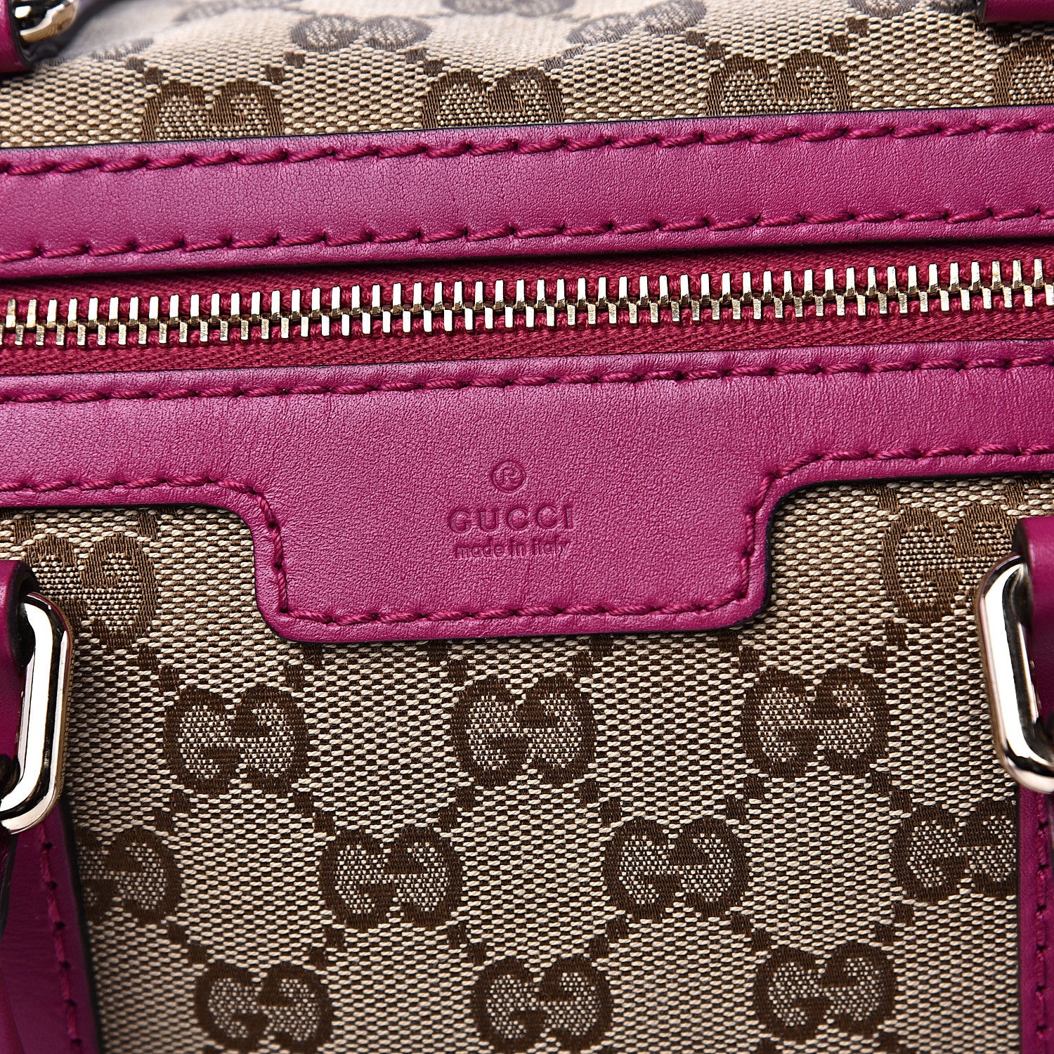 Gucci Monogram Medium Joy Boston Pink 12 of 13