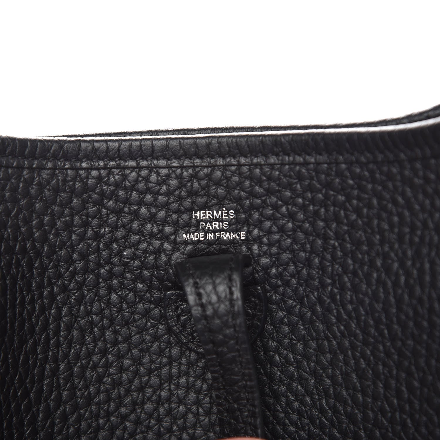 Hermes Taurillon Clemence Evelyne TPM Black 6 of 10