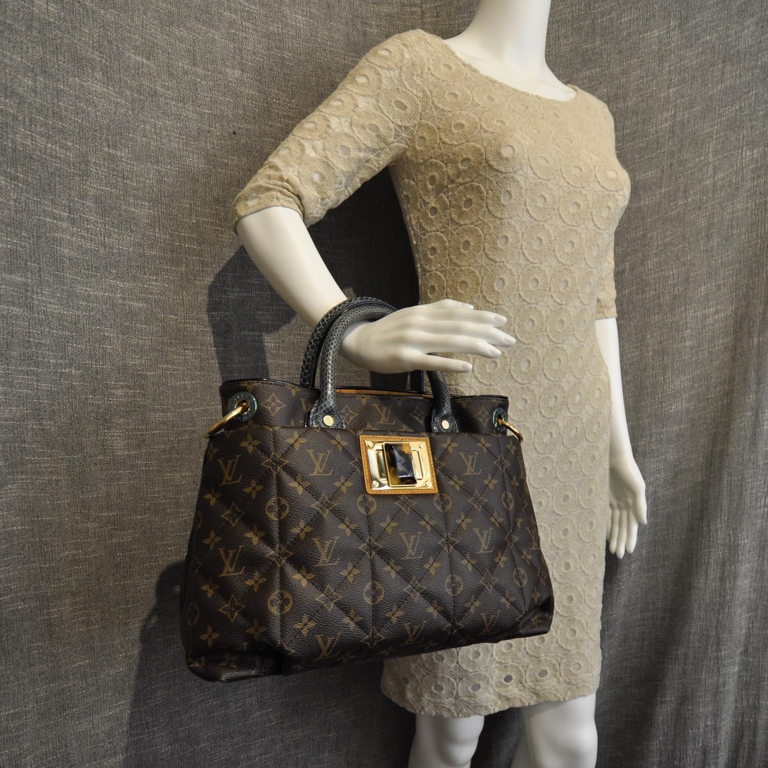 Louis Vuitton Monogram Etoile Exotique MM Blue 2 of 8