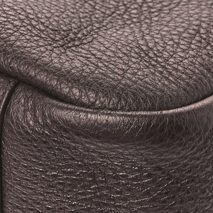 Saint Laurent Grained Deerskin Bea Tote Marron Fonce 11 of 12