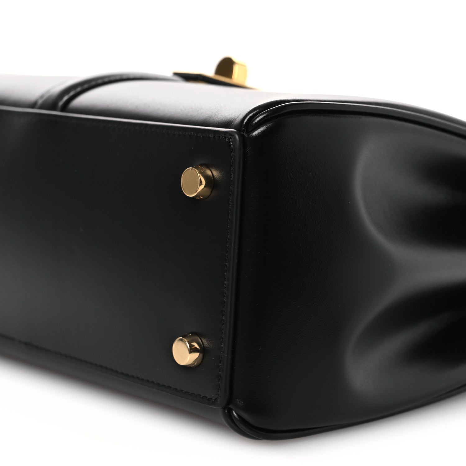 Celine Satinated Calfskin Small 16 Top Handle Bag Black 13 of 15