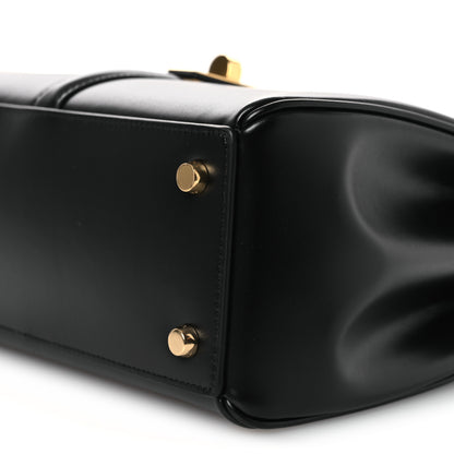 Celine Satinated Calfskin Small 16 Top Handle Bag Black 13 of 15