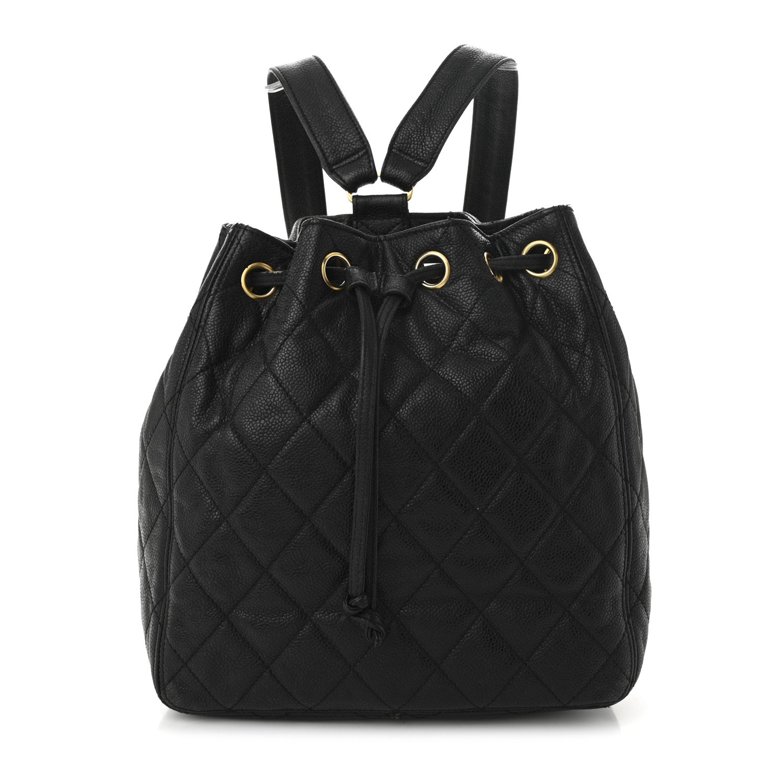 Chanel Caviar Quilted Drawstring Backpack Black 1 of 12