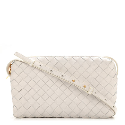 Bottega Veneta Nappa Intrecciato Crossbody White 1 of 12