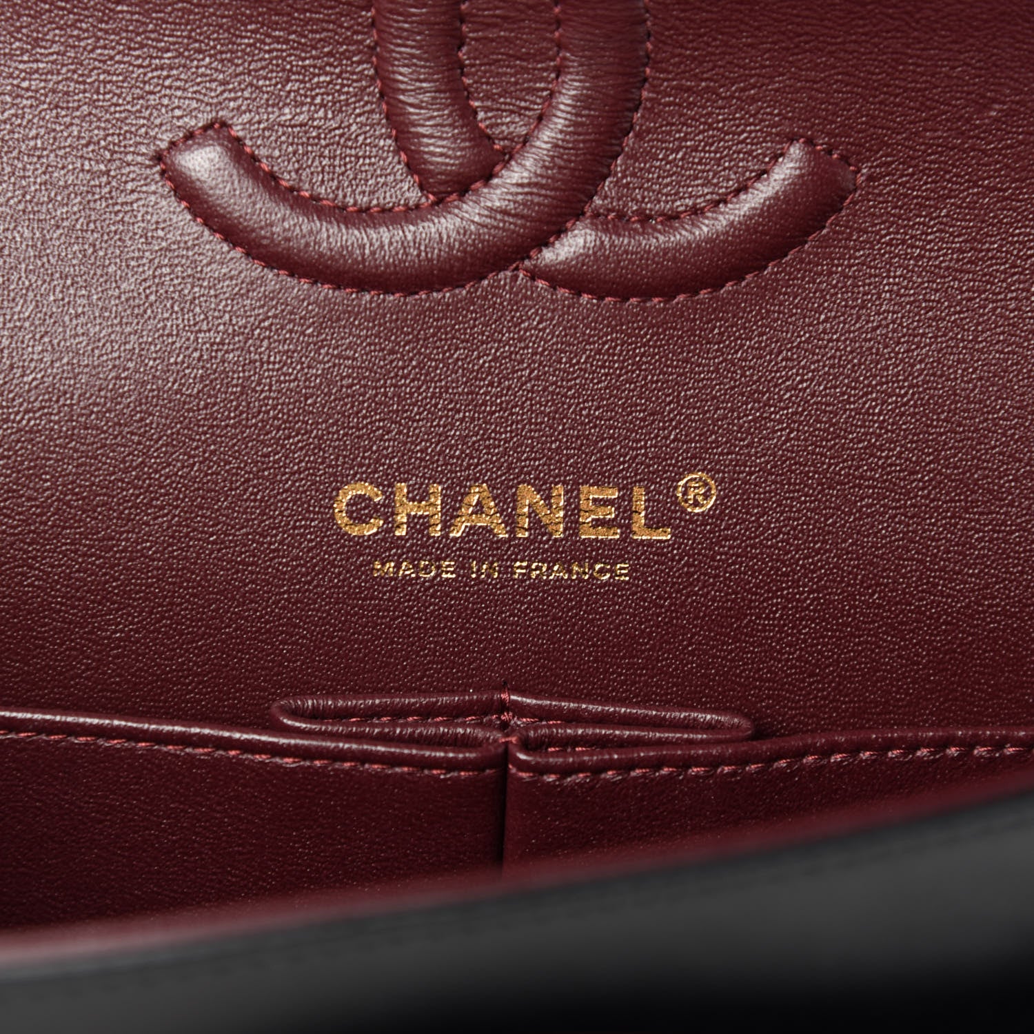 Chanel Lambskin Quilted Medium Double Flap Black 16 of 18