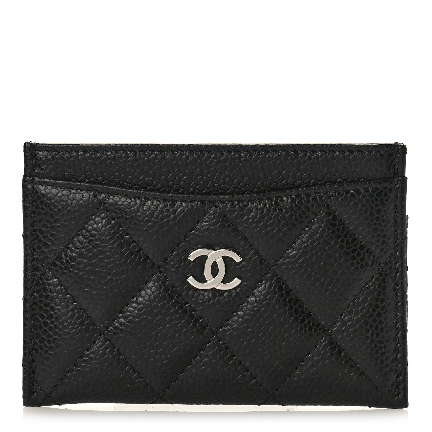 Chanel Caviar Quilted Card Holder Black 1 of 10
