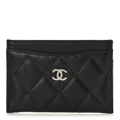 Chanel Caviar Quilted Card Holder Black 1 of 10