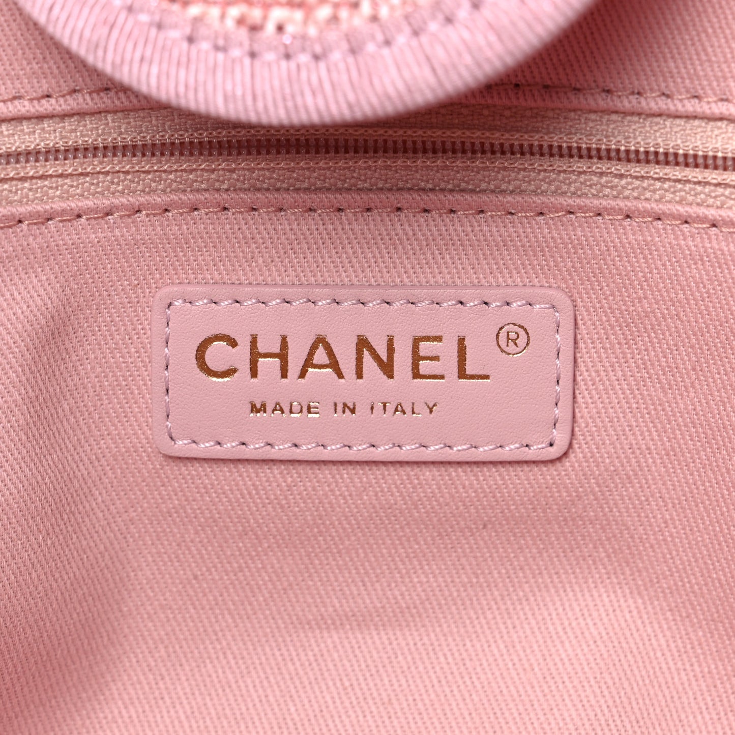 Lurex Boucle Deauville Medium Tote Pink