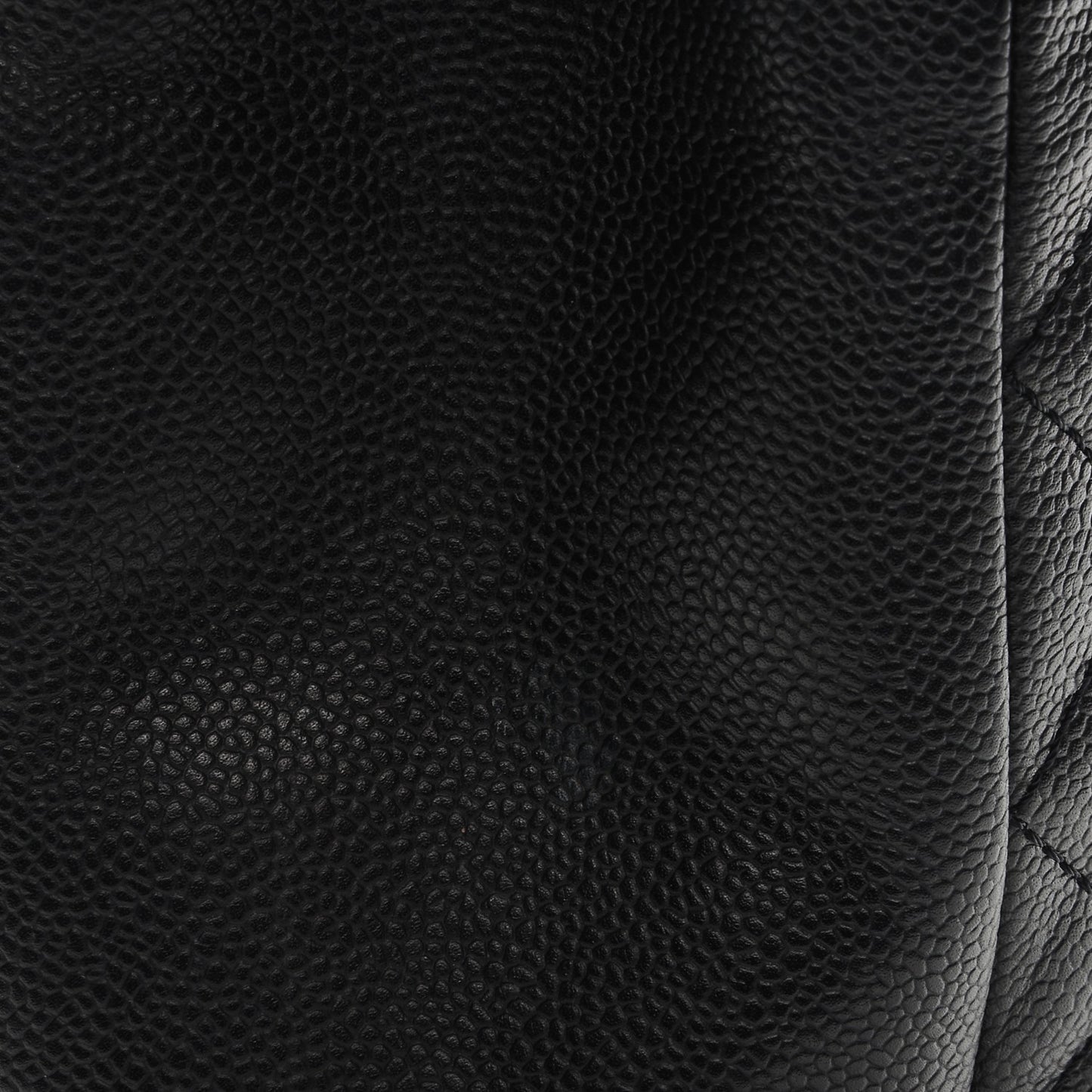 Caviar Quilted Grand Shopping Tote GST Black
