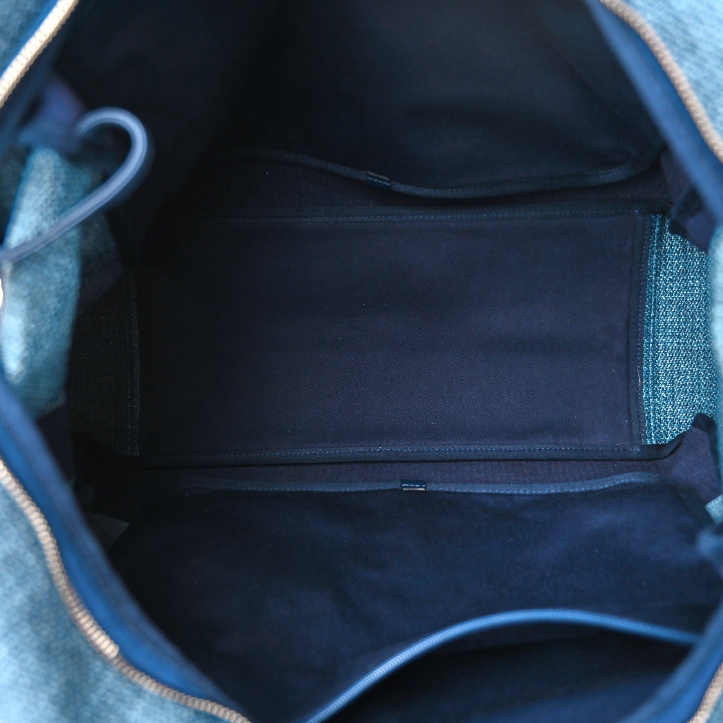 Canvas Maxi Bowling Bag Blue
