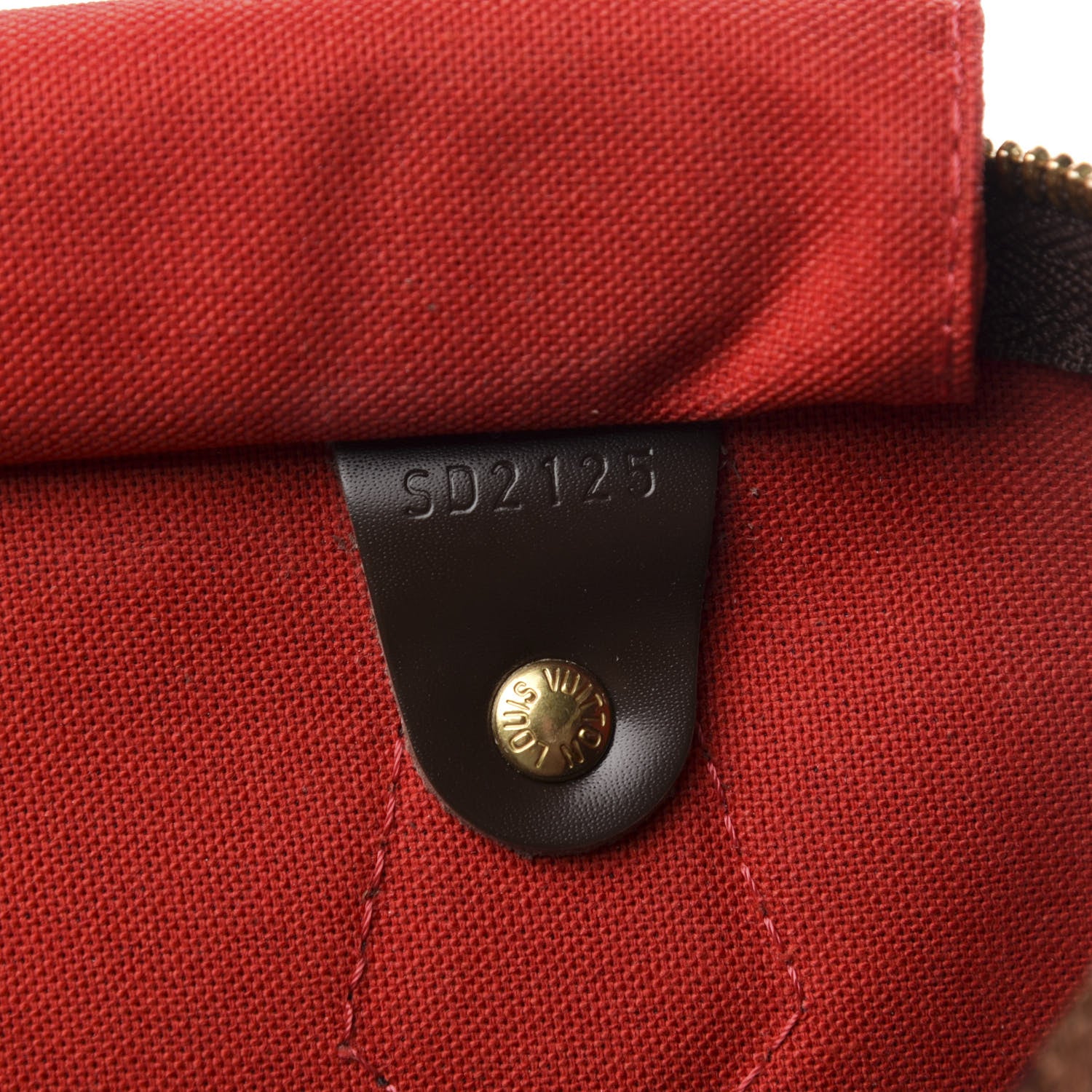 Louis Vuitton Damier Ebene Speedy 35 9 of 12