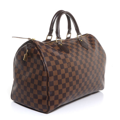 Louis Vuitton Damier Ebene Speedy 35 3 of 8