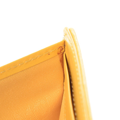 MCM Calfskin Medium Tri-Fold Flap Wallet Yellow 11 of 19