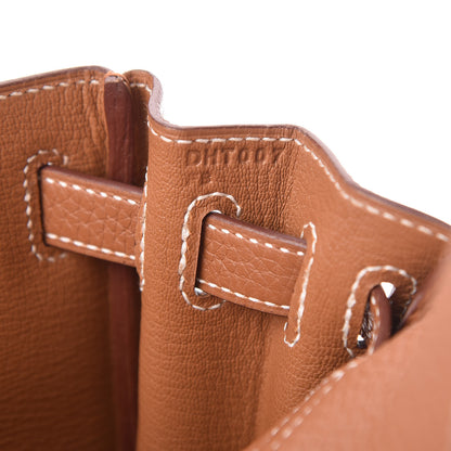 Hermes Taurillon Clemence Kelly Ado Backpack Gold 7 of 11
