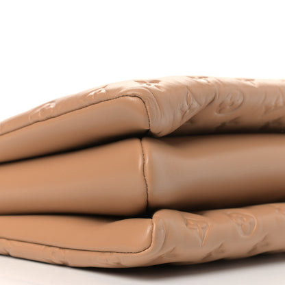 Louis Vuitton Lambskin Embossed Monogram Coussin PM Camel 7 of 8