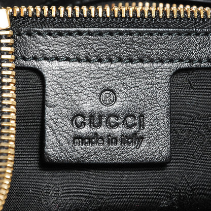 Gucci Guccissima Leather Pelham Medium Hobo Black 6 of 7