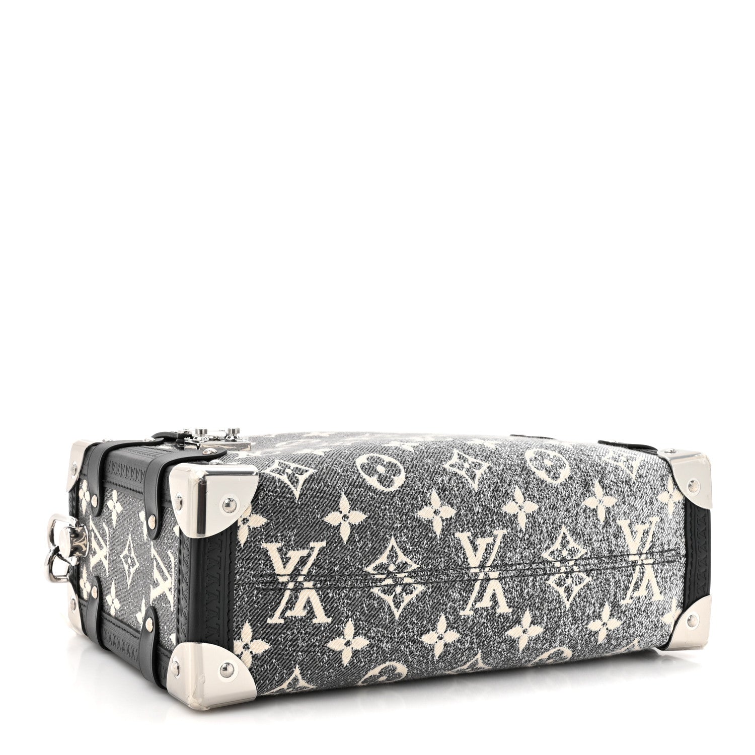 Louis Vuitton Monogram Jacquard Denim Side Trunk Grey 4 of 11