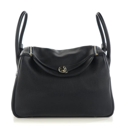Hermes Taurillon Clemence Lindy 34 Indigo 1 of 9