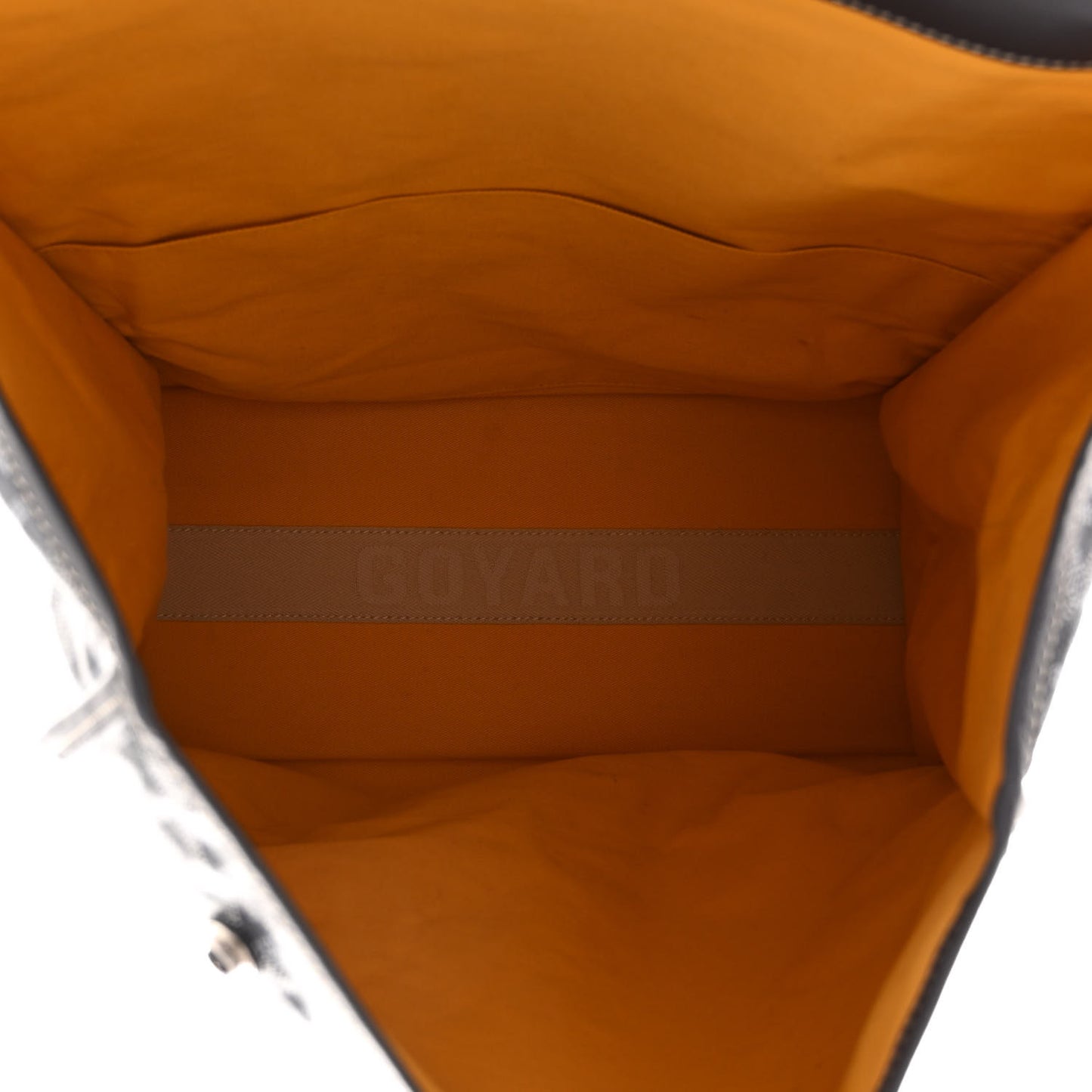 Goyardine Saint Leger Soft Briefcase Backpack Grey